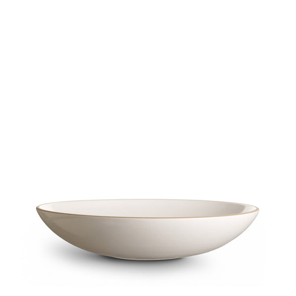 Shallow Salad Bowl | Color: Opaque White