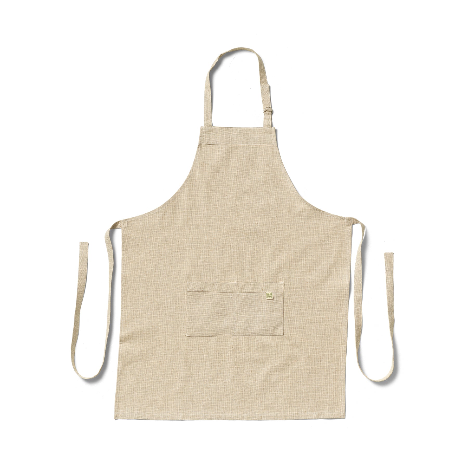Organic Cotton Apron in Cafe Zoom Image 1
