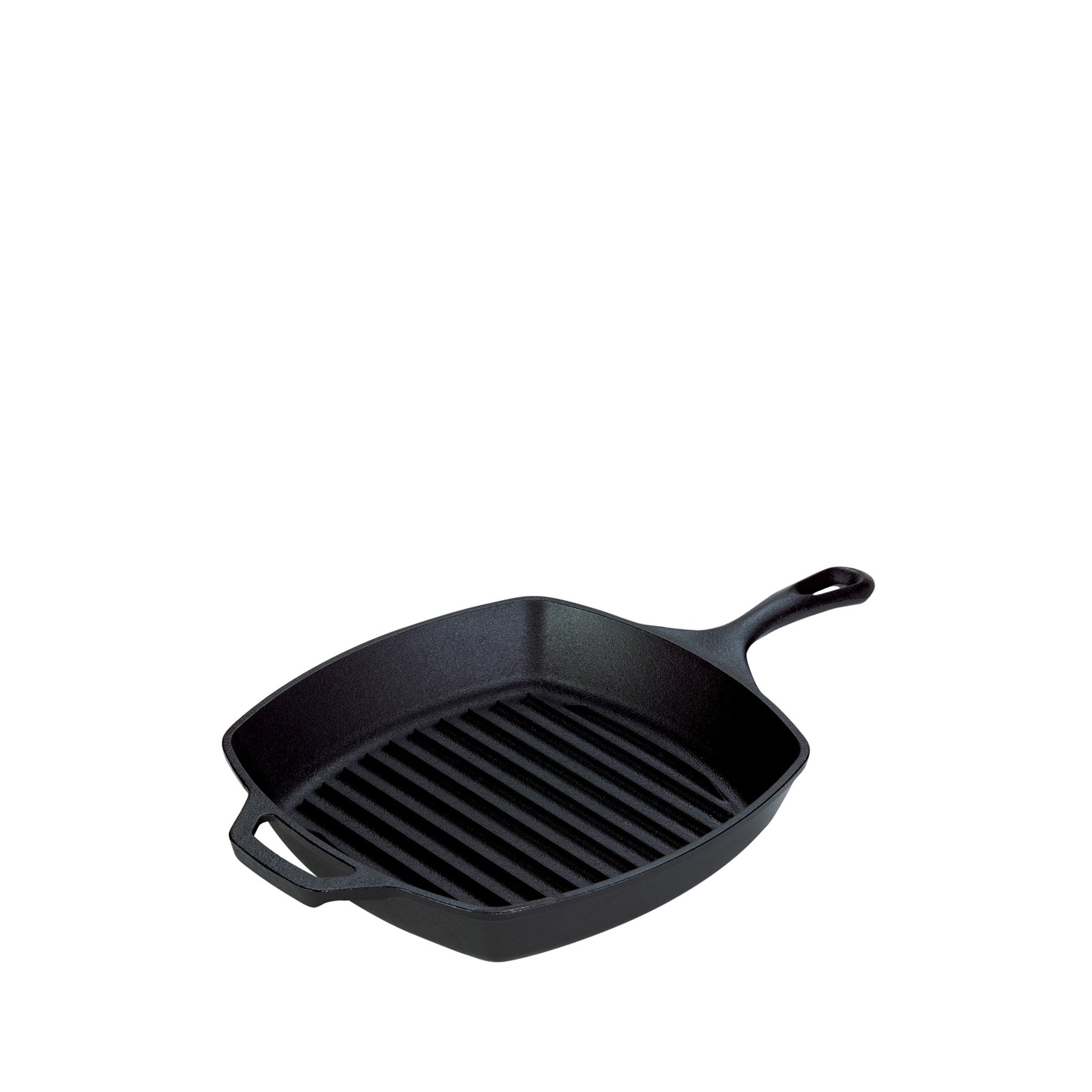 Lodge Cast Iron 10.5 inch Square Grill Pan, Black