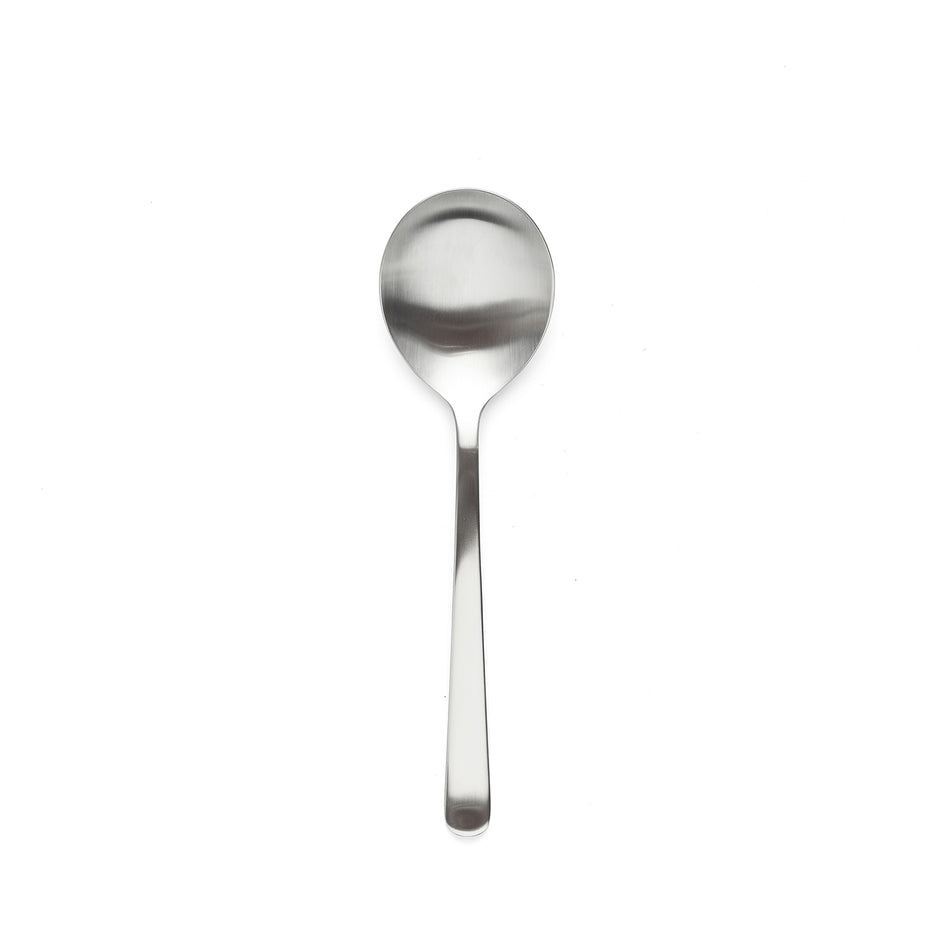 Large Stainless Steel Serving Spoon Image 1