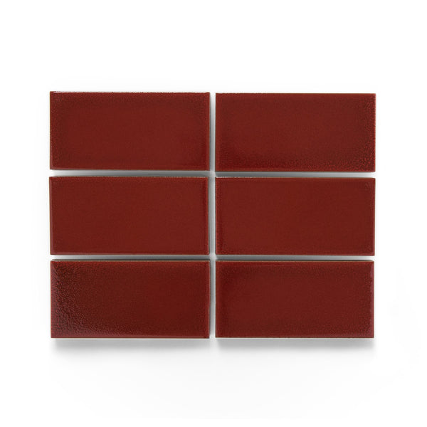 Heath Ceramics G58 Pomegranate Tile Sample