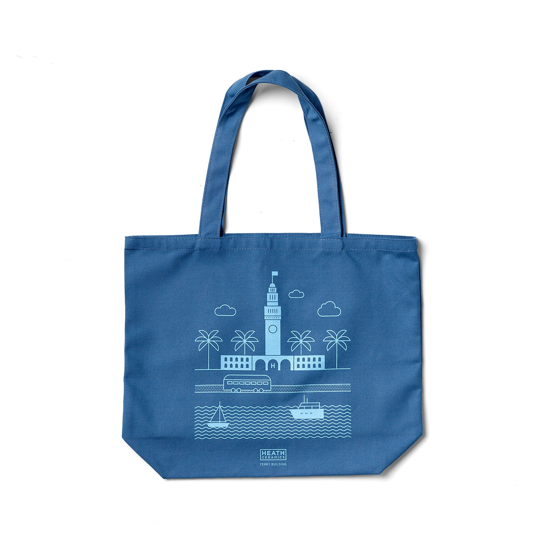 Ferry Building Tote in Bright Blue Zoom Image 1
